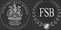 The National Association of Jewellers & Federation of Small Business logos